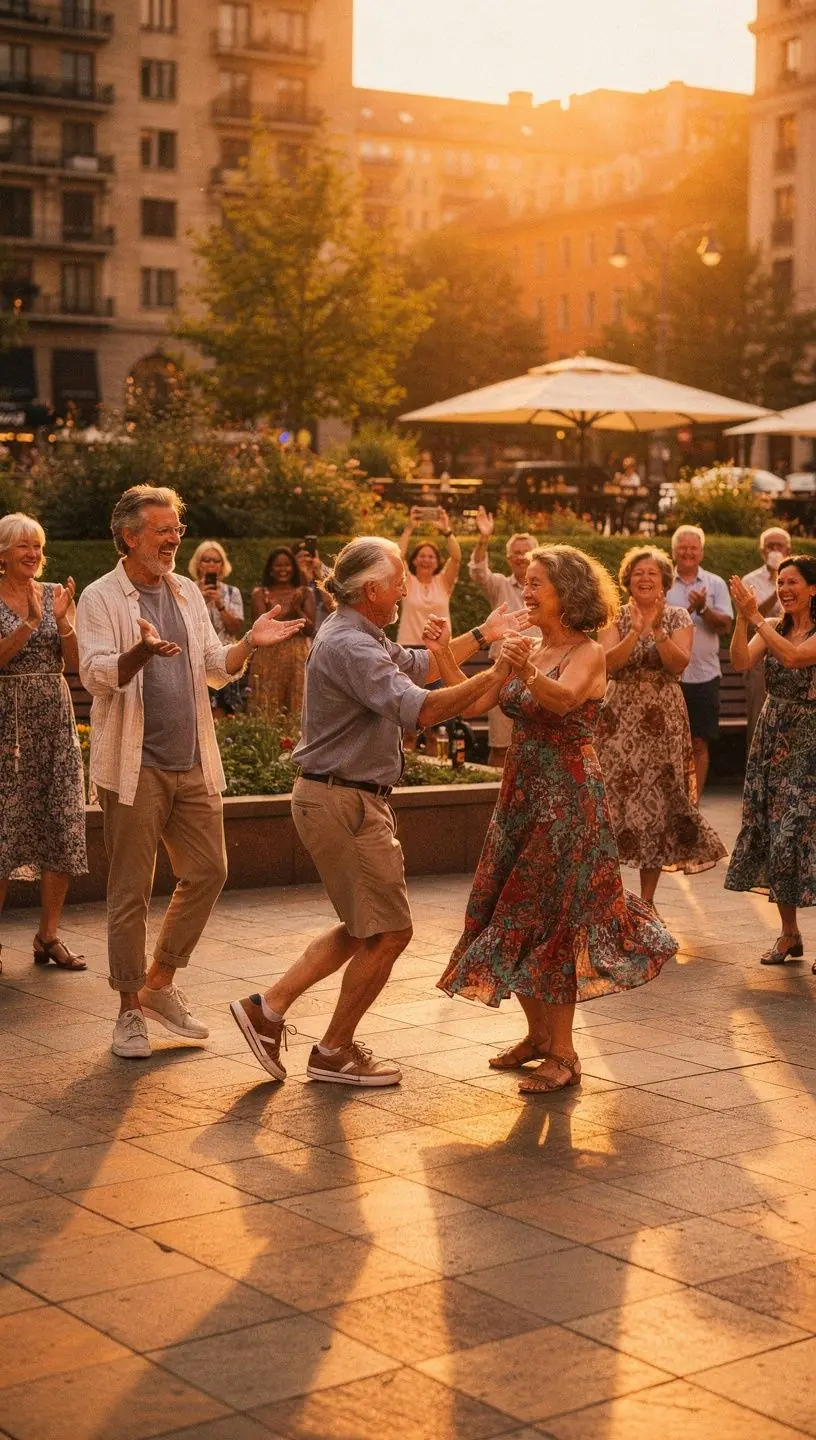 Active community engagement through dance and social activities