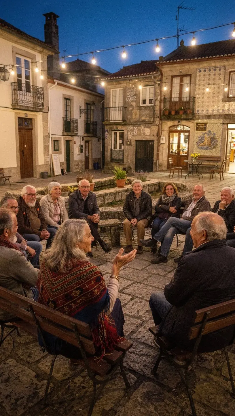 Community dancing and social activities for mental health.