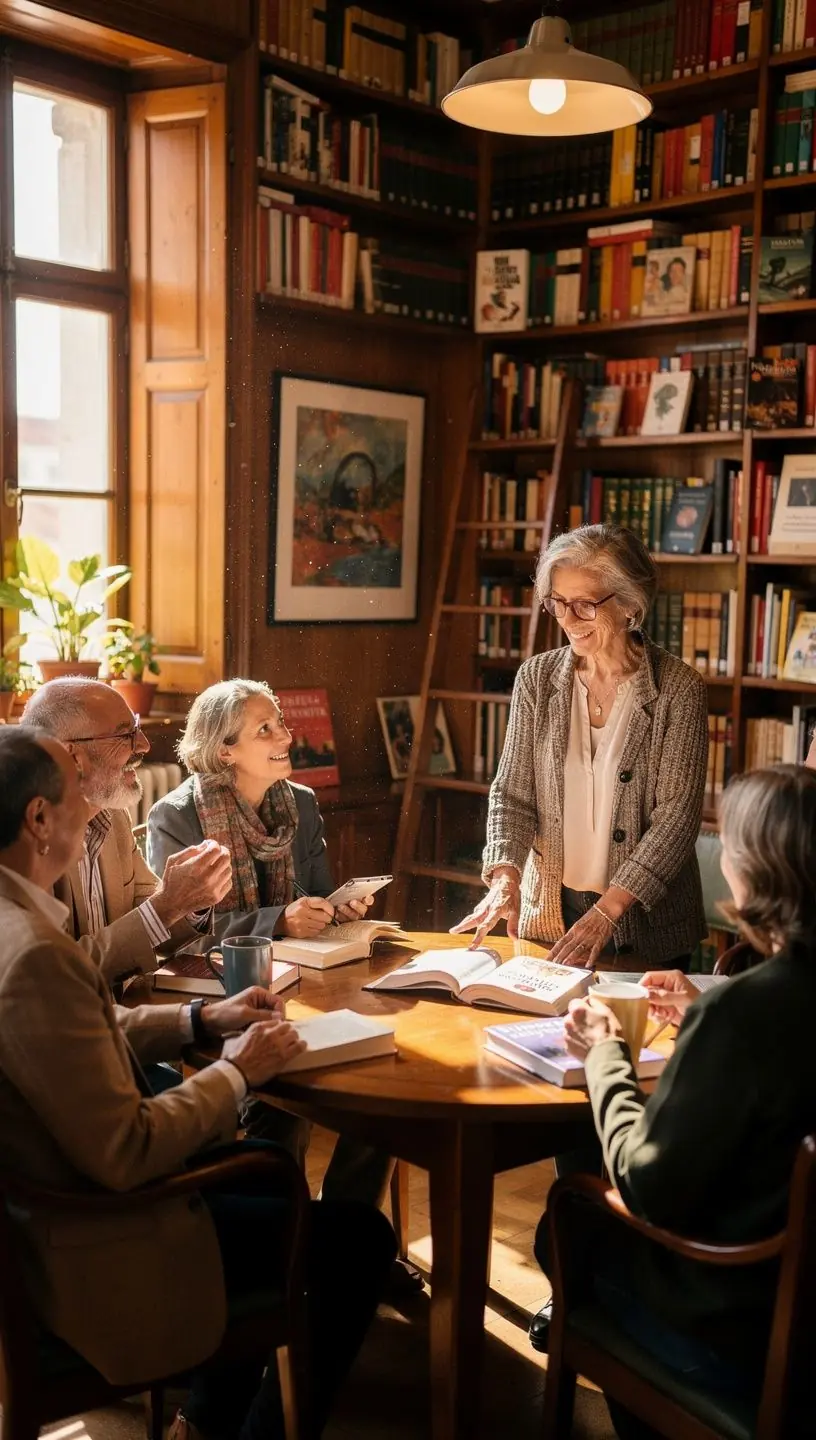 Group dancing session enhancing emotional resilience through movement therapy.
